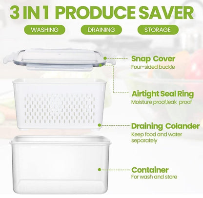 Food Storage Container Set (Pack of 2)