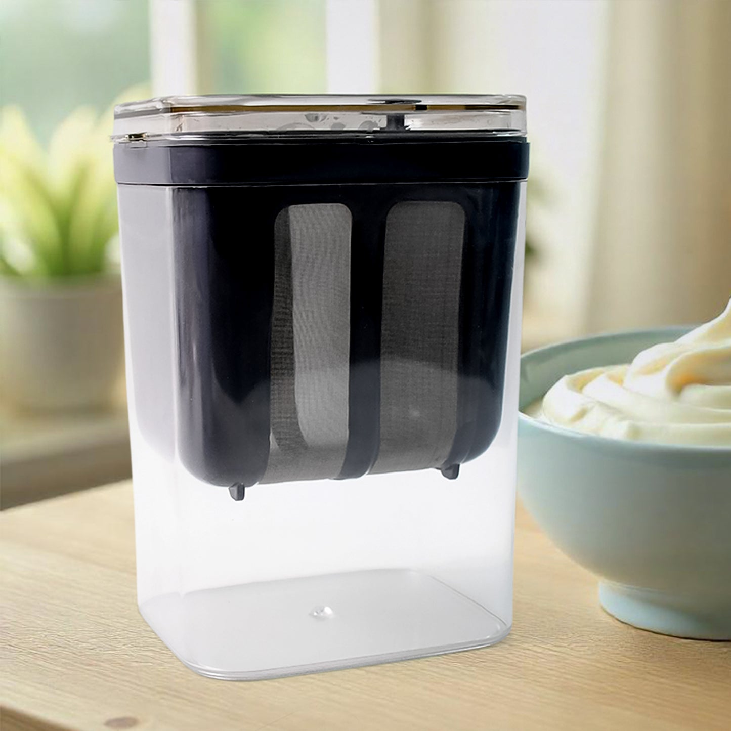 2 In 1 Multifunctional Yogurt Strainer With Storage Container