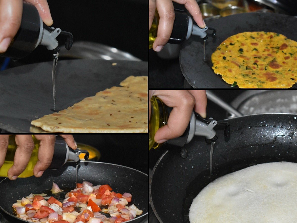 Oil Dispenser with Lid