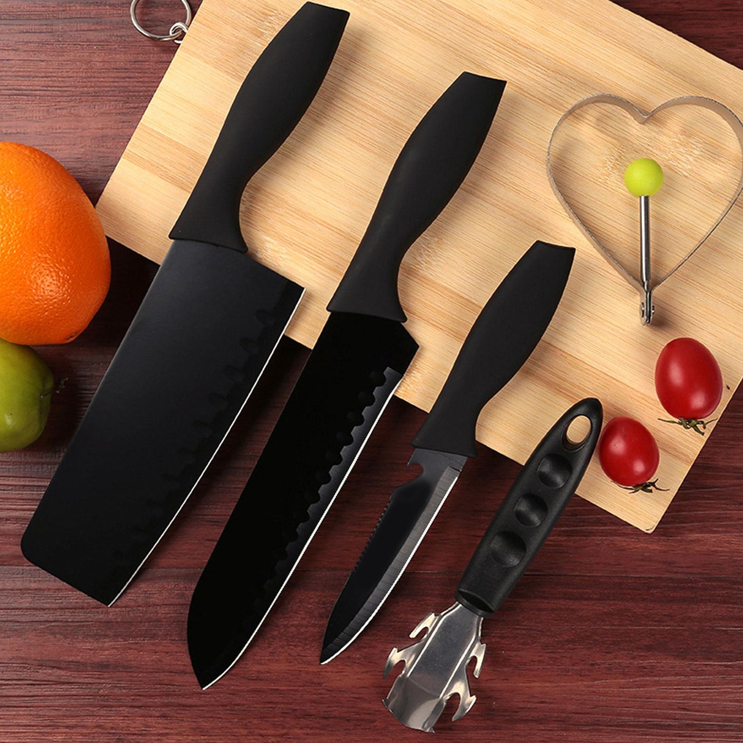 Stainless Steel Knife Set (5 Pcs)