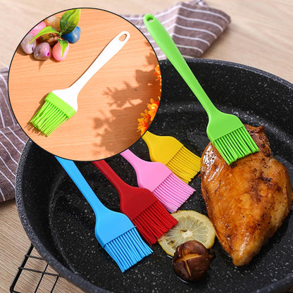 Silicone Kitchen Oil Spatula Brush