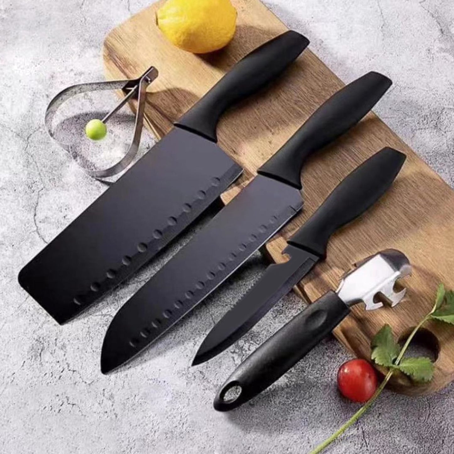 Stainless Steel Knife Set (5 Pcs)