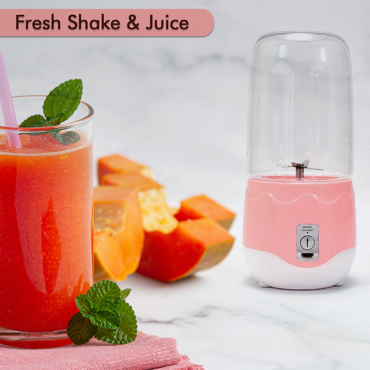Mini Portable Blender Juicer