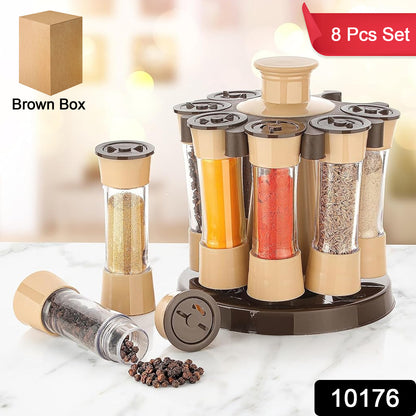 Revolving Spice Rack (8 Jars)